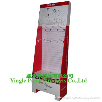Mobile Power Adaptor Pop Display, 1PC/CTN Hook Display Stand, SGS Approved Floor Display Exhibitor (FD-012YL)